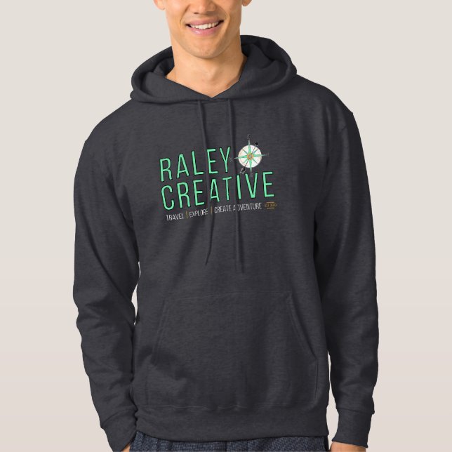 Moletom Raley Creative Dark Cinza Hoodie (Frente)