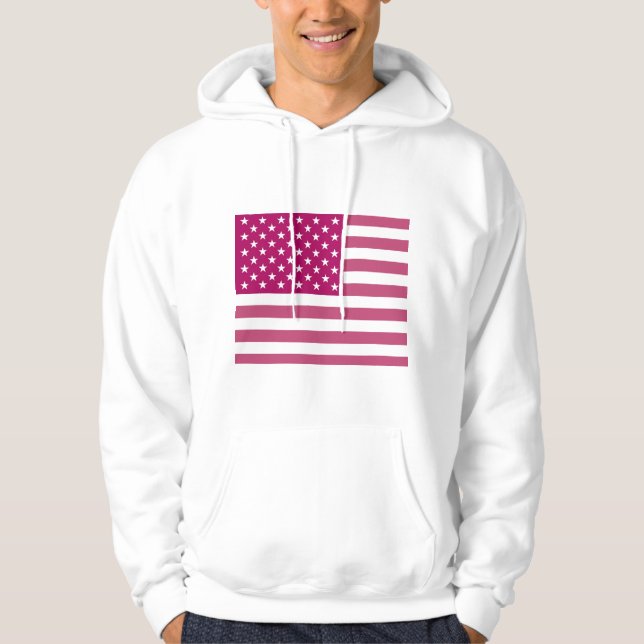 Moletom Ralph Lauren Pink American Flag Sweater (Frente)