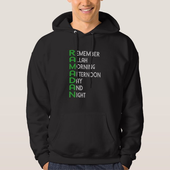 Moletom Ramadan Kareem festejando rápido islamismo (Frente)