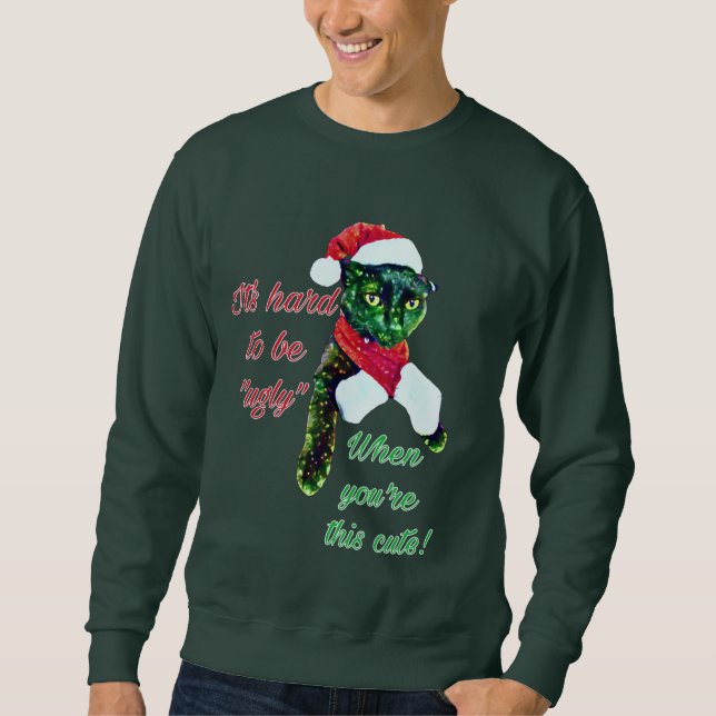 Moletom Rambo's Holiday Cat Men's (Frente)
