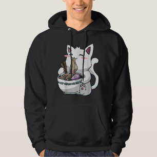 Moletom Ramen Cat Kawaii Anime Otaku T-Shirt