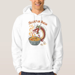 Moletom Ramen Dragon Fury Picante de macarrão e crânio d