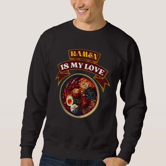 Moletom ramen é meu amor (Frente)