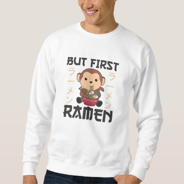 Moletom Ramen Japonês Noodles Sweet Monkey Come Ramen (Frente)
