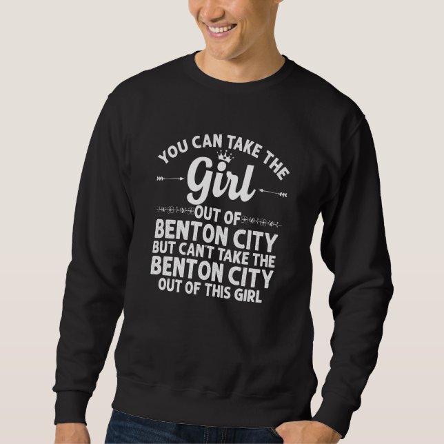 Moletom Rapariga De Benton City Wa Washington Funny Home (Frente)