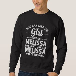 Moletom Rapariga De Melissa Tx Texas Funny Home Roots Usa