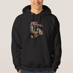 Moletom Raposa Kitsune Japonesa de Nove Caudas Flor de Cer