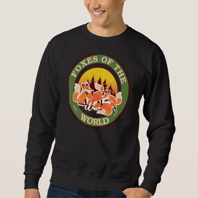 Moletom Raposas Do Mundo: Raposa Animal (Frente)