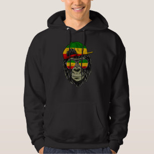 Moletom Rasta Reggae Monkey Gorilla Hippie Rastafari Root