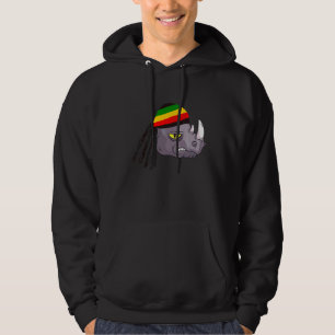 Moletom Rasta Reggae Rhino Rastafarian Roots One Love Jama