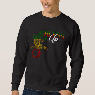 Moletom Rastafarian Lizard Bless Up Jamaica ReggFlag Ra
