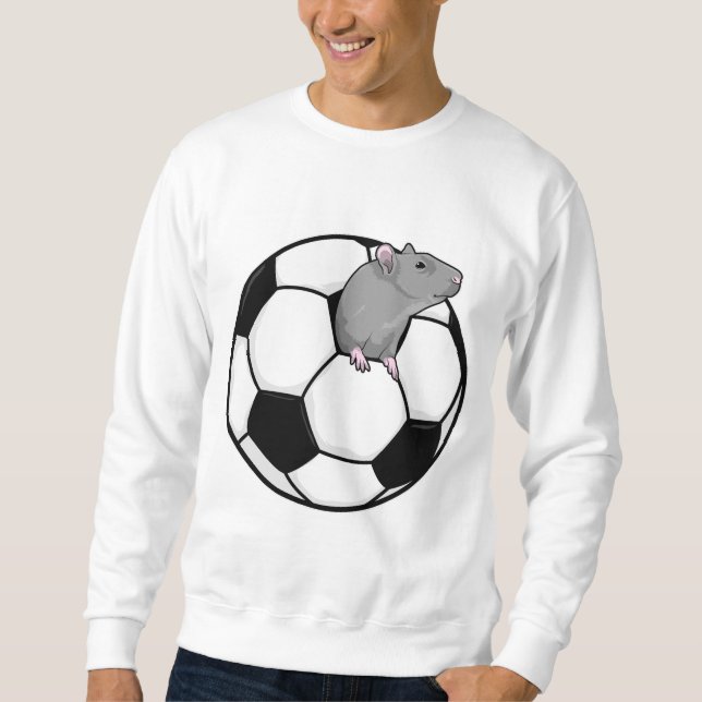 Moletom Rato com bola de futebol (Frente)