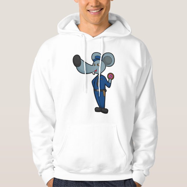 Moletom Rato como policial com Rosquinha (Frente)