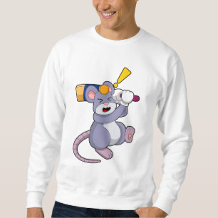 Moletom Rato no Cricket com morcego de Cricket