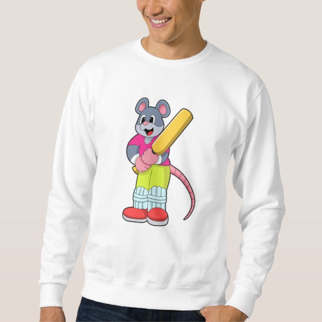 Moletom Rato no Cricket com morcego de Cricket (Frente)