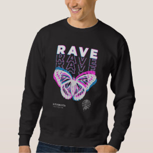 Moletom Rave Borboleta Techno Hardtechno Raving