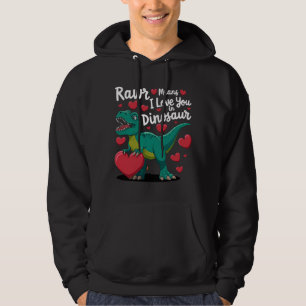 Moletom Rawr Significa Que Eu Te Amo Em Dinossauro T Rex D