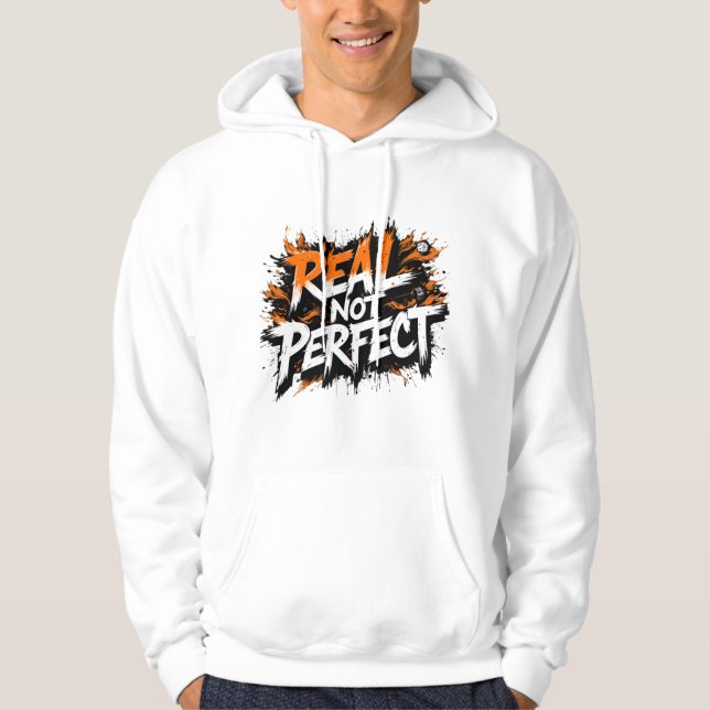 Moletom Real Not Perfect - Bold Expression of Authenticity (Frente)