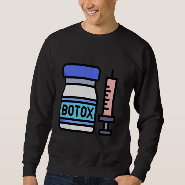 Moletom Realmente Gosto de Botox Preenchedor Lábios Rosto  (Frente)