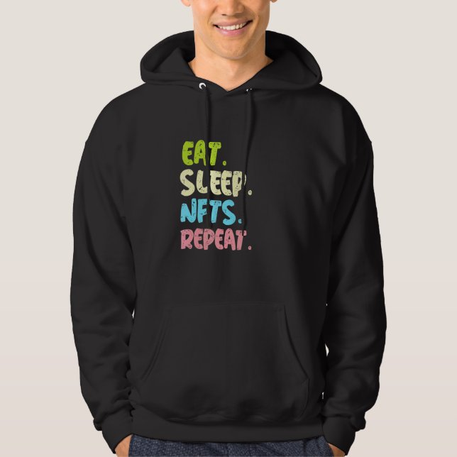 Moletom Recolher Nfts De Sono Repetir Para Coletor Nft (Frente)