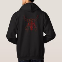 Red Ghost Dance Buffalo, linha negra de capuz