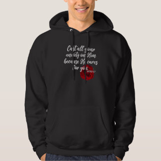 Moletom Red Rose Sorority Bible Verse Christian Quote 1 Pe