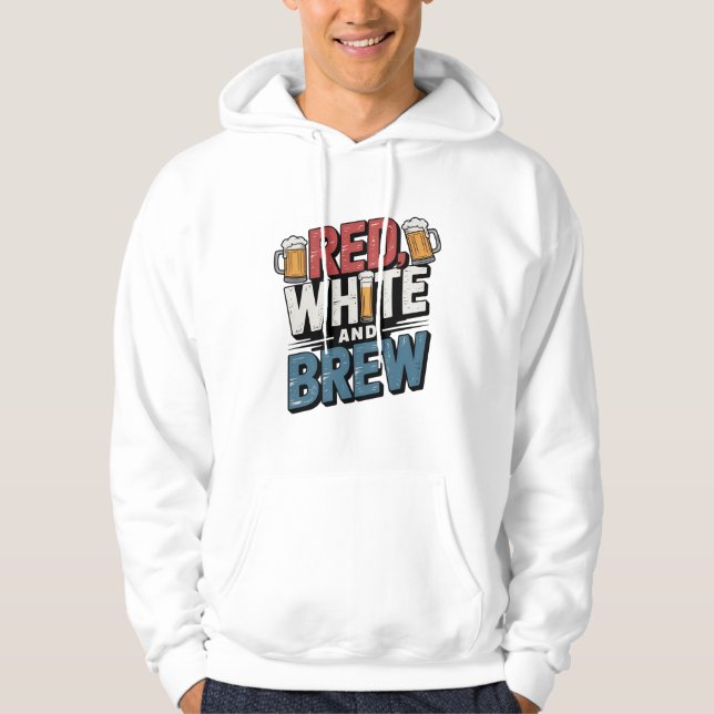 Moletom Red White e Break Design (Frente)