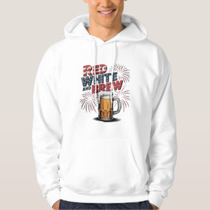 Moletom Red White e Breve Fireworks Design