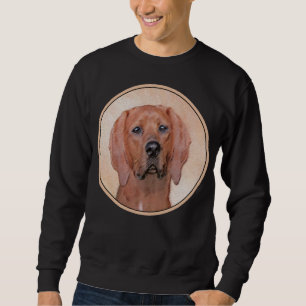 Moletom Redbone Coonhound Painting - Arte De Cachorro Orig