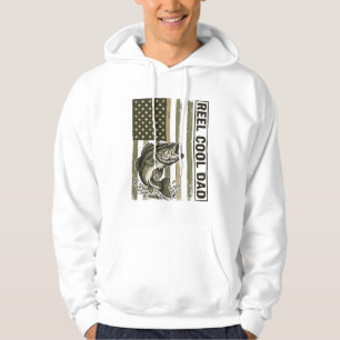 Moletom Reel Cool Dad Bass Fishing Flag Vector Design_1