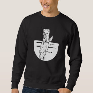 Moletom Reflexo do Lobo Lobos Animal Vida Selvagem Lobo