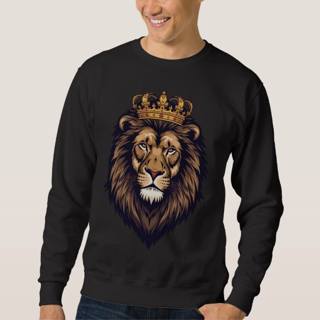 Moletom Regal Lion Crown Emblem (Frente)