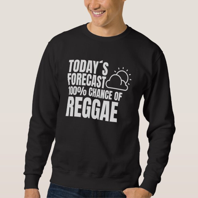 Moletom Reggae saying rastafari jamaica reggae music (Frente)