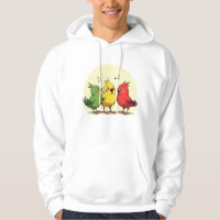 Reggae Vibe Cartoon Birds