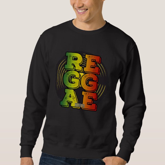 Moletom Reggae Vinyl Rasta (Frente)
