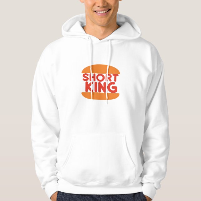 Moletom Rei Baixo Design Minimalista Engraçado (Frente)