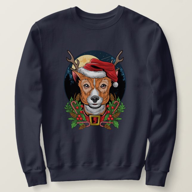 Moletom Reindeer de Natal (Frente do Design)