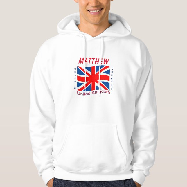 Moletom Reino Unido (UK) Hoodie (Frente)