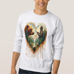 Moletom Relação entre Hunter Grizzly Bear e Deer