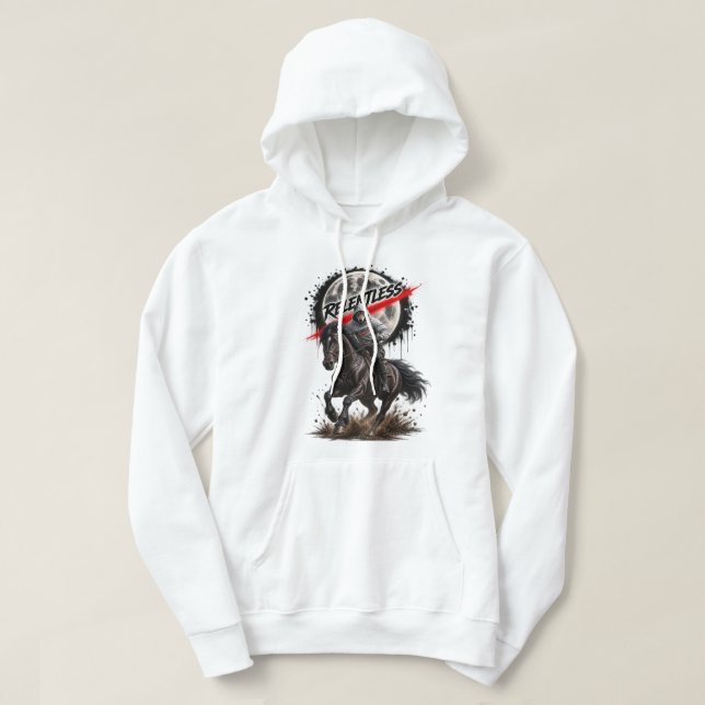 Moletom Relentless Wolf Off Road White Hoodie (Frente do Design)