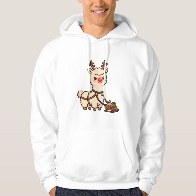 Moletom Rena Llama Natal (Frente)