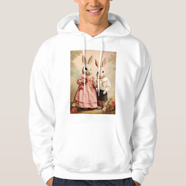 Moletom Renovação do Romance Nostálgico - Rabbit antigo Du (Frente)
