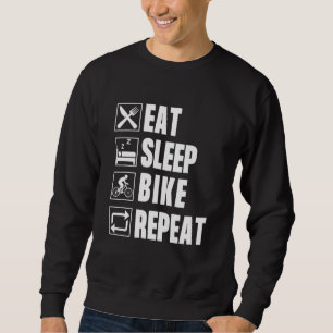 Moletom Repetir a bicicleta de repouso