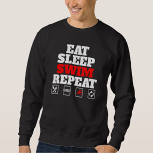 Moletom Repetir a Natação de repouso