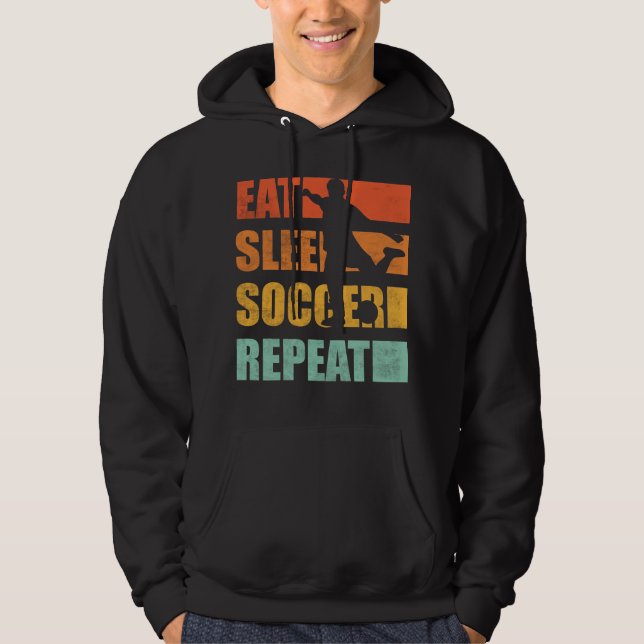 Moletom Repetir o Soccer do Sono (Frente)