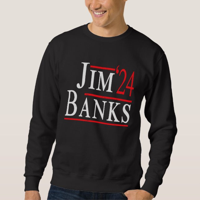 Moletom Representante Jim Banks para o Senado dos EUA 2024 (Frente)