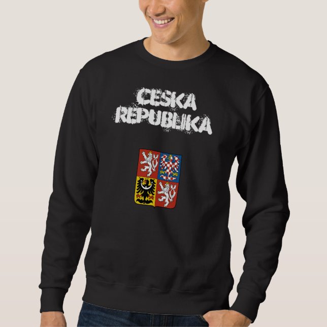 Moletom República Checa Ceska Republika com casaco de arma (Frente)