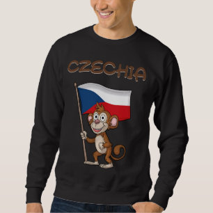 Moletom República Checa Fan República Checa Macaco