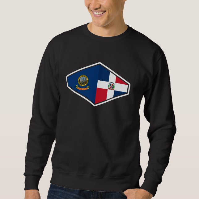 Moletom República Dominicana Heritage Idaho Pride (Frente)