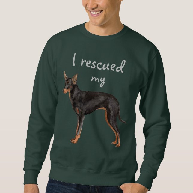 Moletom Resgate Toy Manchester Terrier (Frente)